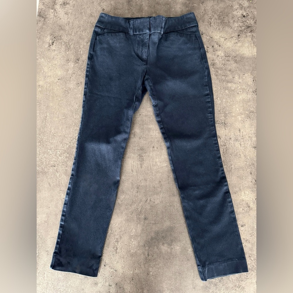 LOFT Outlet Navy Skinny Ankle Office/Work Dress Pants, Women’s 00 Petite